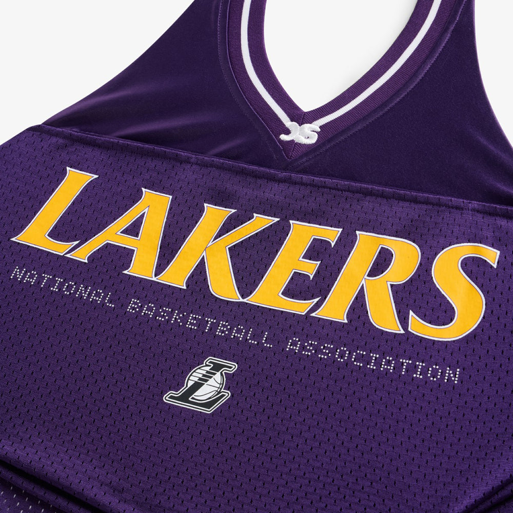 Los Angeles Lakers Off Season x NBA Women's Halter Top Purple