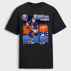 NHL Matthew Schaefer New York Islanders Fresh Ice T-Shirt - Black