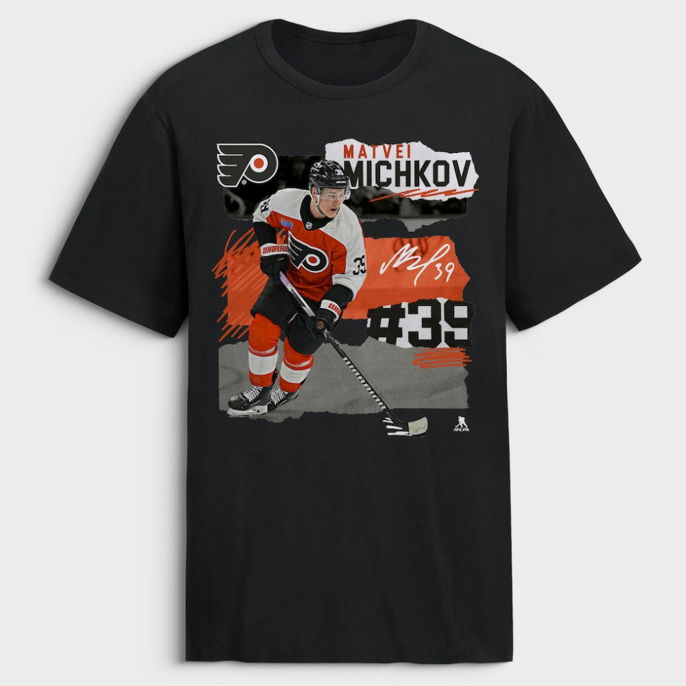 NHL Matvei Michkov Philadelphia Flyers Fresh Ice T-Shirt - Black
