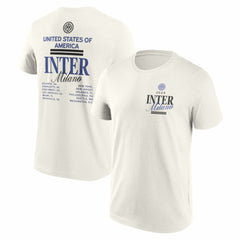 Inter Milan 2025 CWC US Tour T-Shirt Cream shop