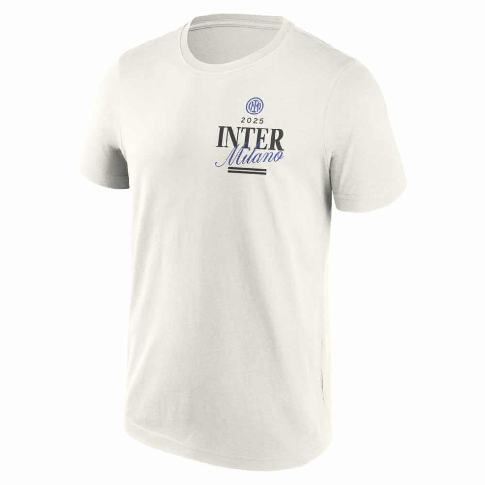 Inter Milan 2025 CWC US Tour T-Shirt Cream shop