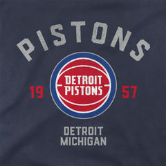 Detroit Pistons Stadium Essentials Unisex Get Back Vintage Raglan Hoodie Blue