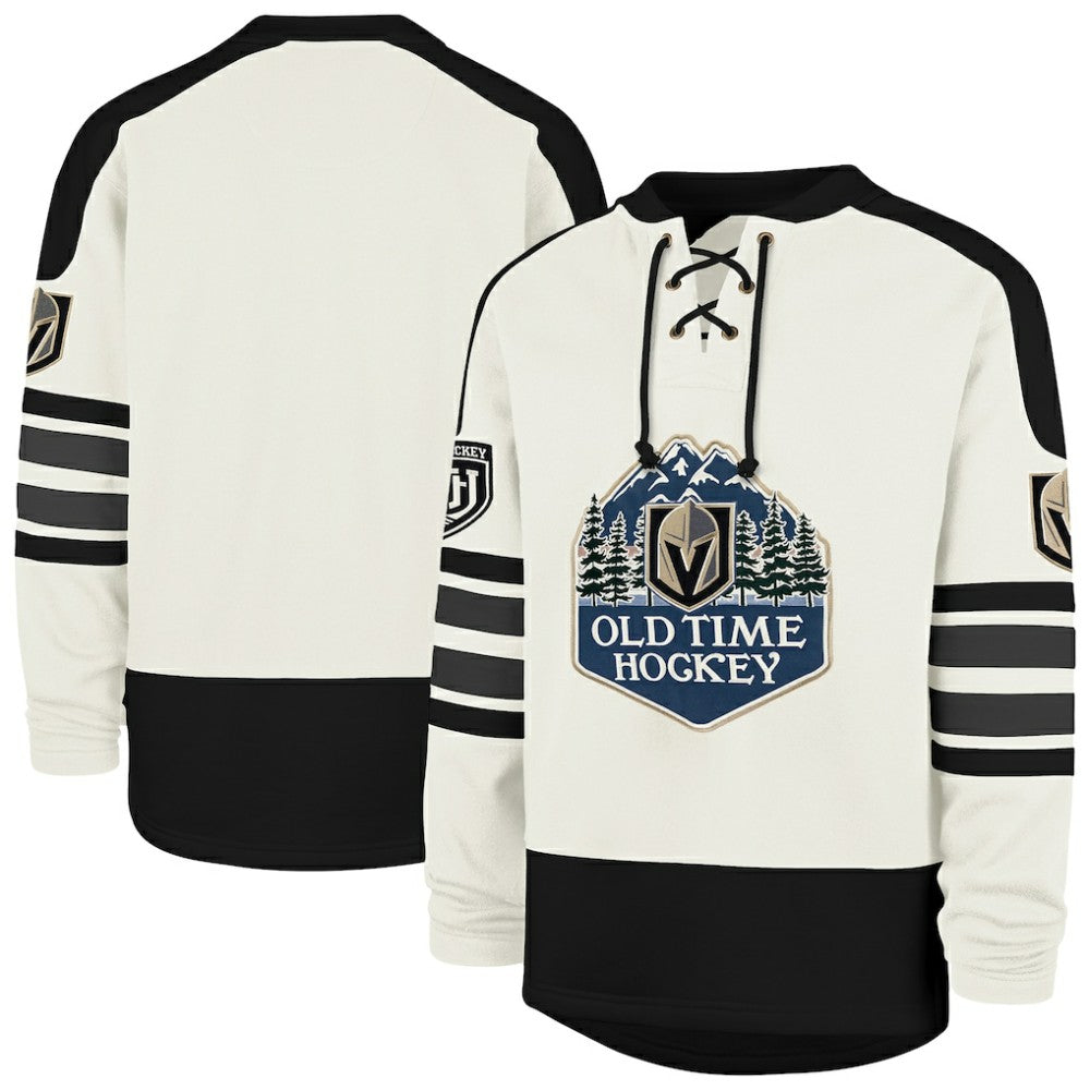 NHL Vegas Golden Knights '47 Pond Hockey Trio Eternal Lacer Sweatshirt - Cream
