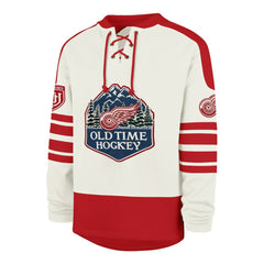 NHL Detroit Red Wings '47 Pond Hockey Trio Eternal Lacer Sweatshirt - Cream