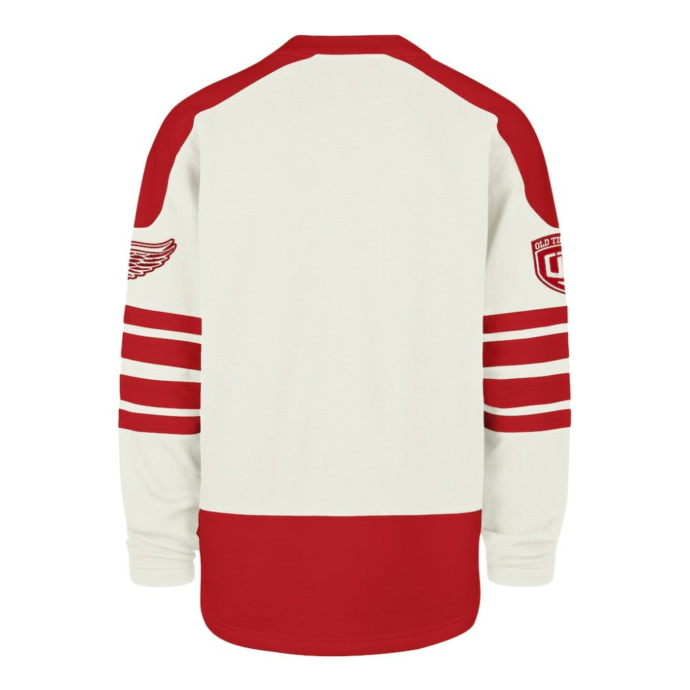 NHL Detroit Red Wings '47 Pond Hockey Trio Eternal Lacer Sweatshirt - Cream