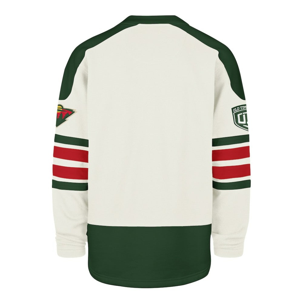 NHL Minnesota Wild '47 Pond Hockey Trio Eternal Lacer Sweatshirt - Cream