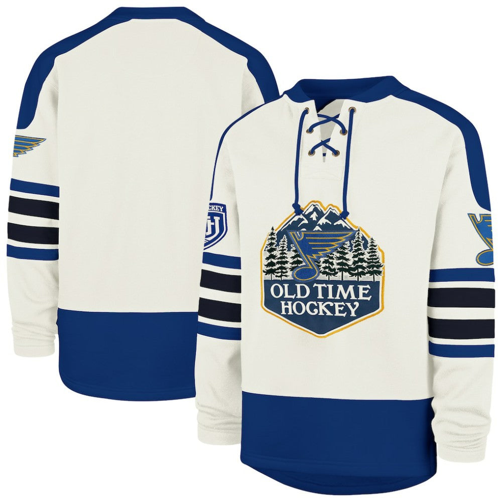 NHL St. Louis Blues '47 Pond Hockey Trio Eternal Lacer Sweatshirt - Cream