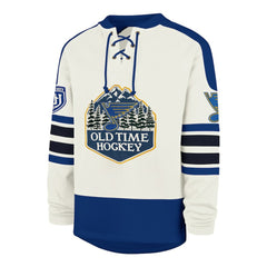 NHL St. Louis Blues '47 Pond Hockey Trio Eternal Lacer Sweatshirt - Cream