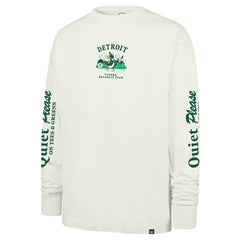 Detroit Tigers '47 Quiet Please Foundation Long Sleeve T-Shirt - Cream T-shirts