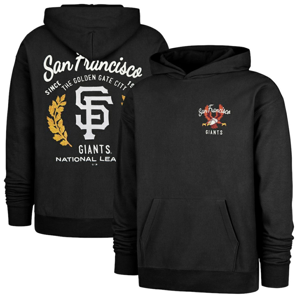 San Francisco Giants '47 Souvenir Laurels Foundation Hoodie - Black Hoodies