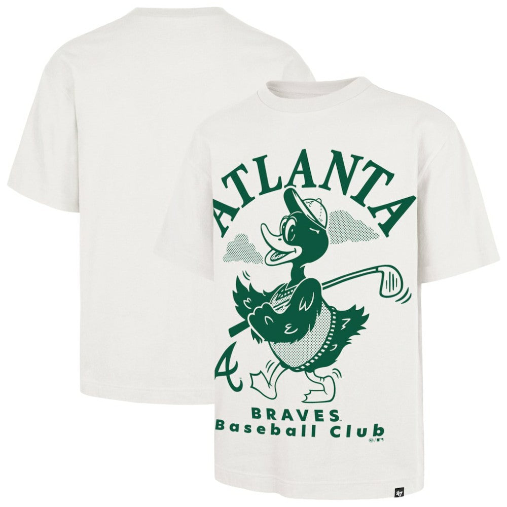 Atlanta Braves '47 Strollin' Foundation T-Shirt - Cream T-shirts