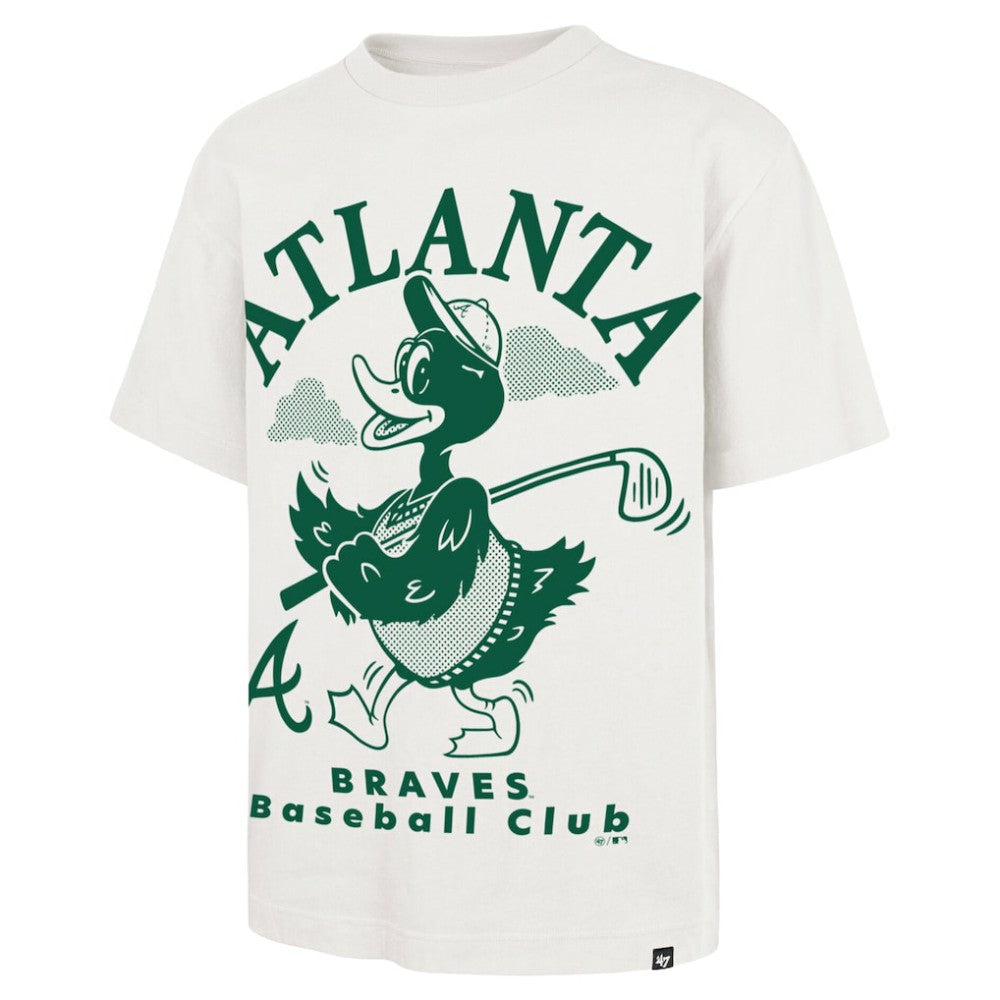 Atlanta Braves '47 Strollin' Foundation T-Shirt - Cream T-shirts