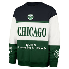 Chicago Cubs '47 Tee Up Maximalist Fleece Sweatshirt - Green Sweatshirts