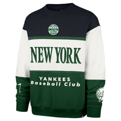 New York Yankees '47 Tee Up Maximalist Fleece Sweatshirt - Green Sweatshirts
