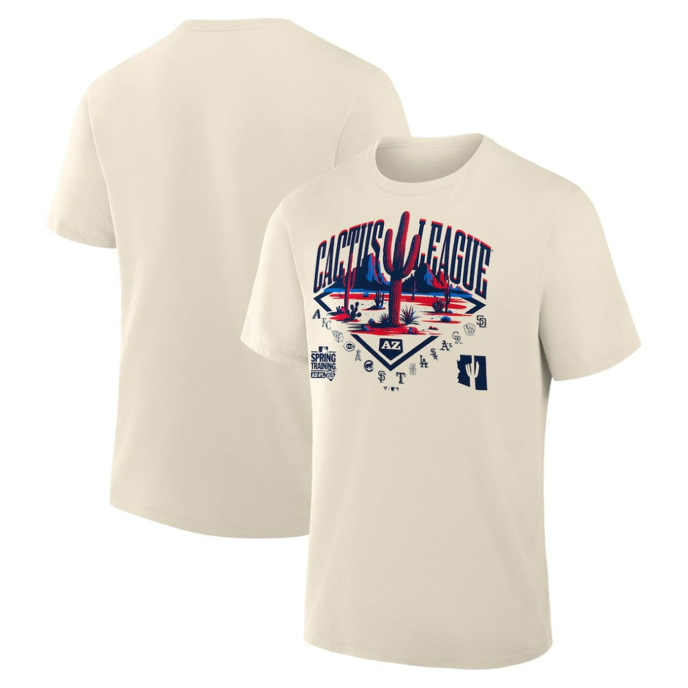 2026 Spring Training Cactus League T-Shirt - Cream T-shirts