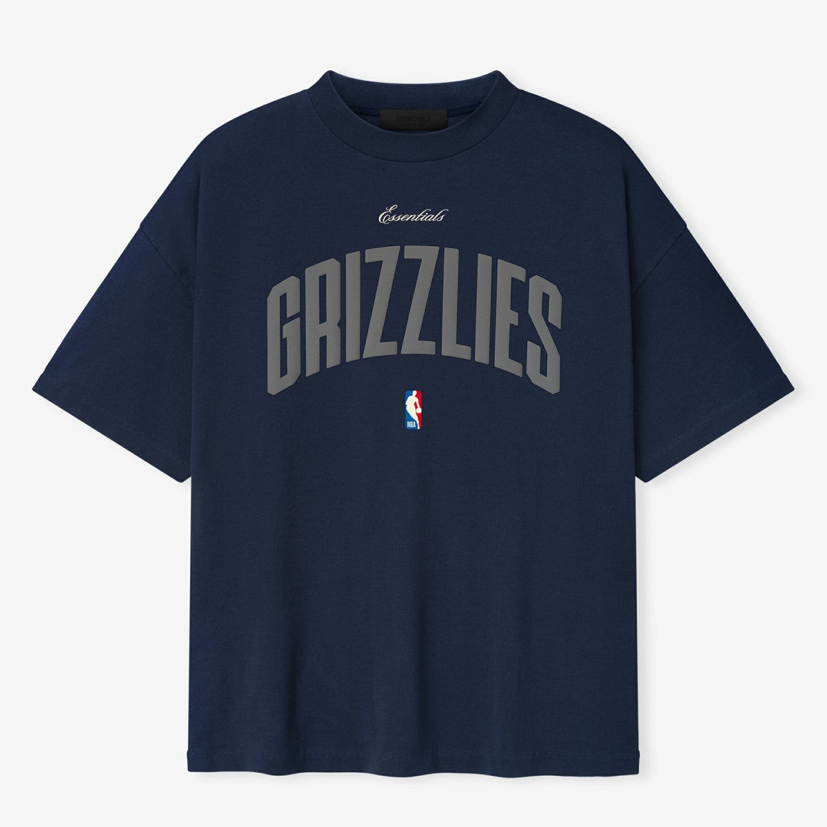 Memphis Grizzlies Fear of God x NBA Unisex 90s Fit T-Shirt Navy