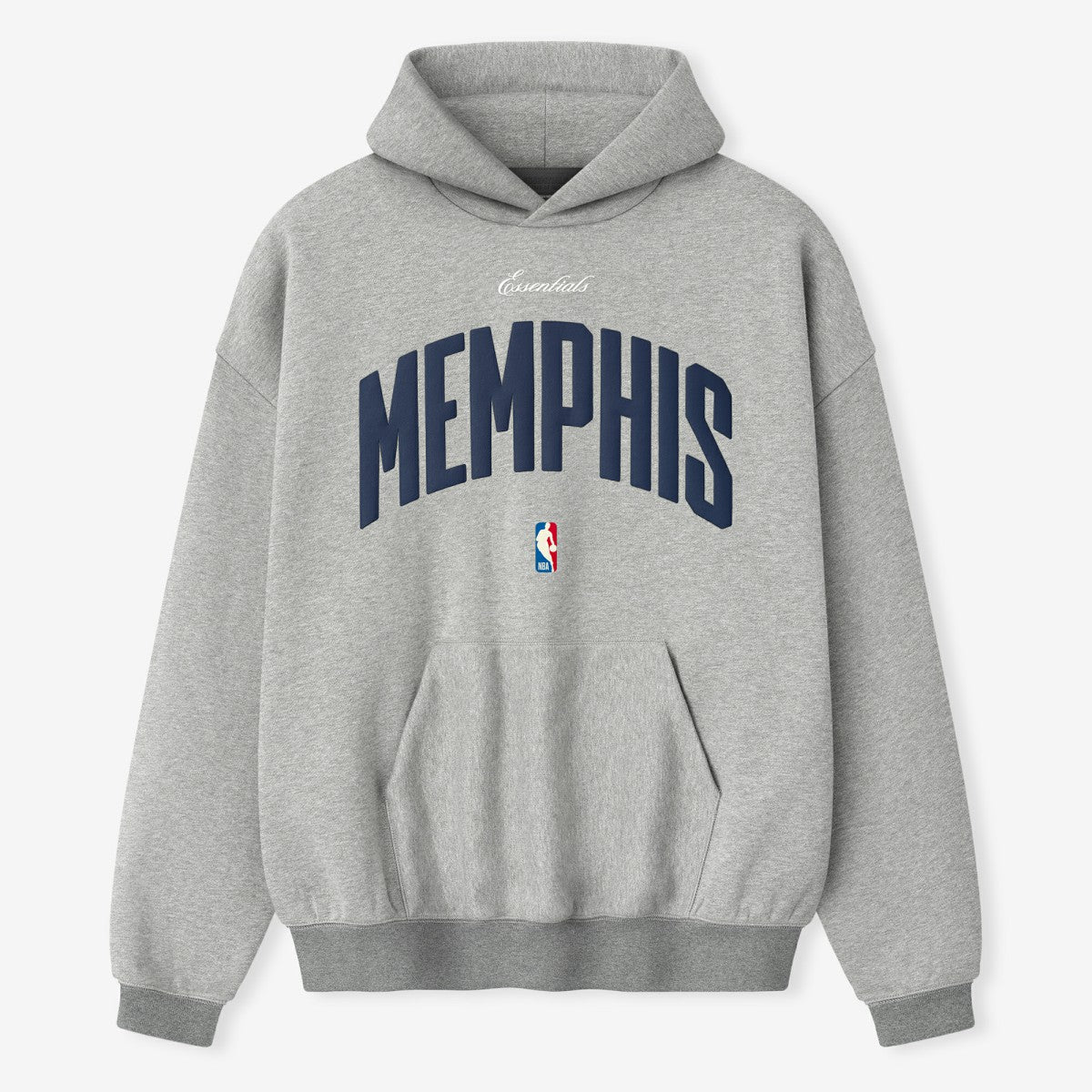 Memphis Grizzlies Fear of God x NBA Unisex 90s Hoodie Heather Gray