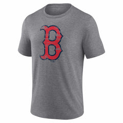 Boston Red Sox Heritage Personalized Any Name & Number Tri-Blend T-Shirt - Gray T-shirts