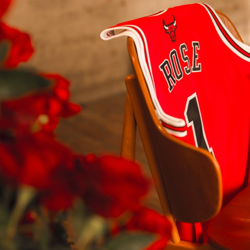 Derrick Rose Chicago Bulls 2008-09 Authentic Jersey Red