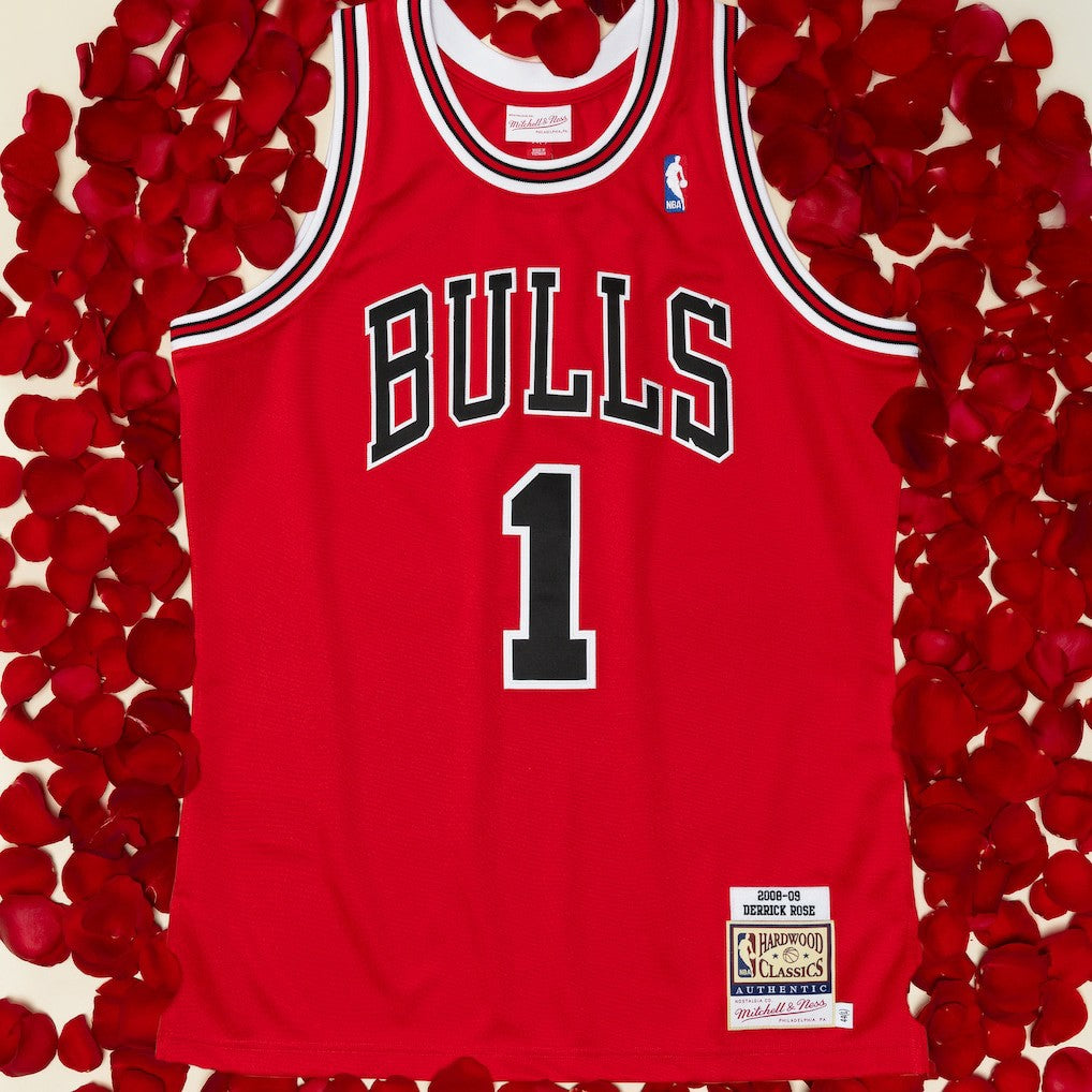 Derrick Rose Chicago Bulls 2008-09 Authentic Jersey Red
