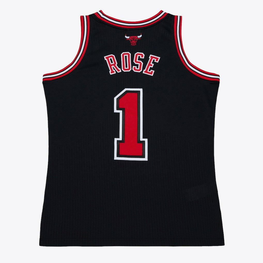 Derrick Rose Chicago Bulls 2010-11 Authentic Jersey Black