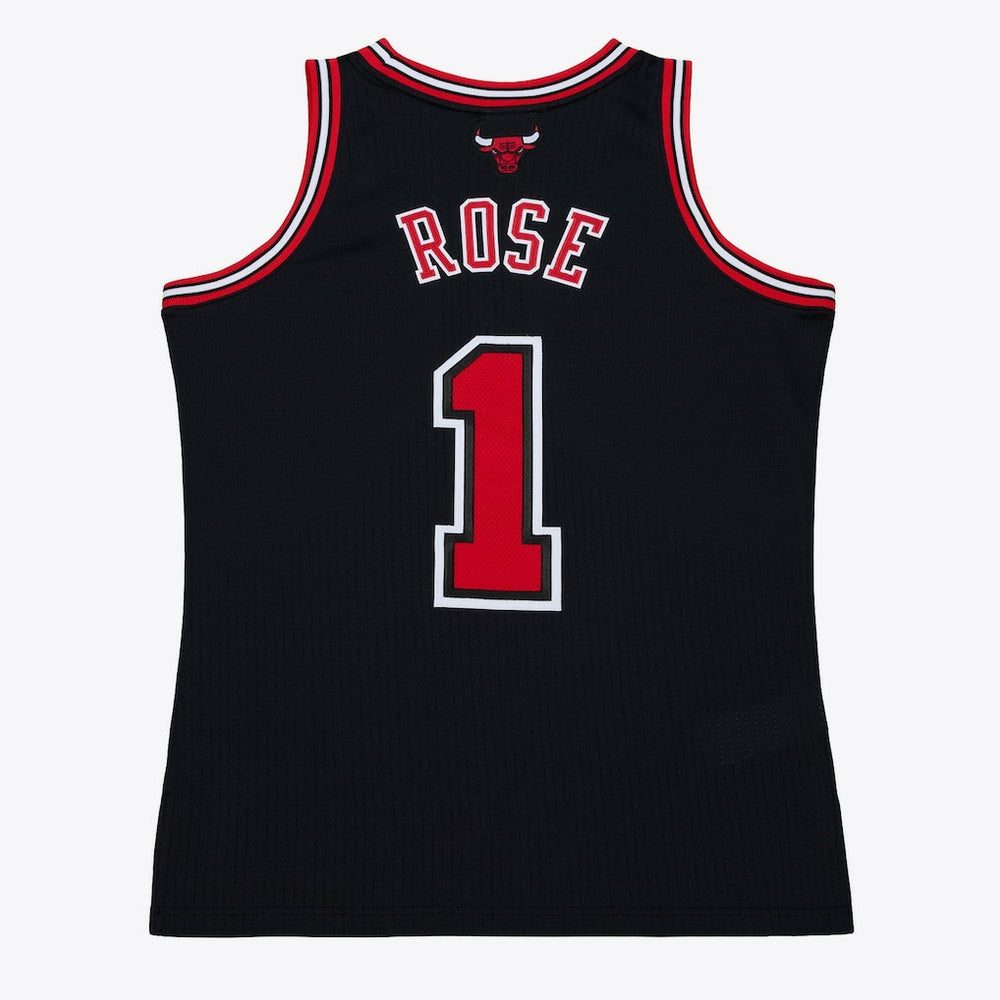 Derrick Rose Chicago Bulls 2010-11 Authentic Jersey Black