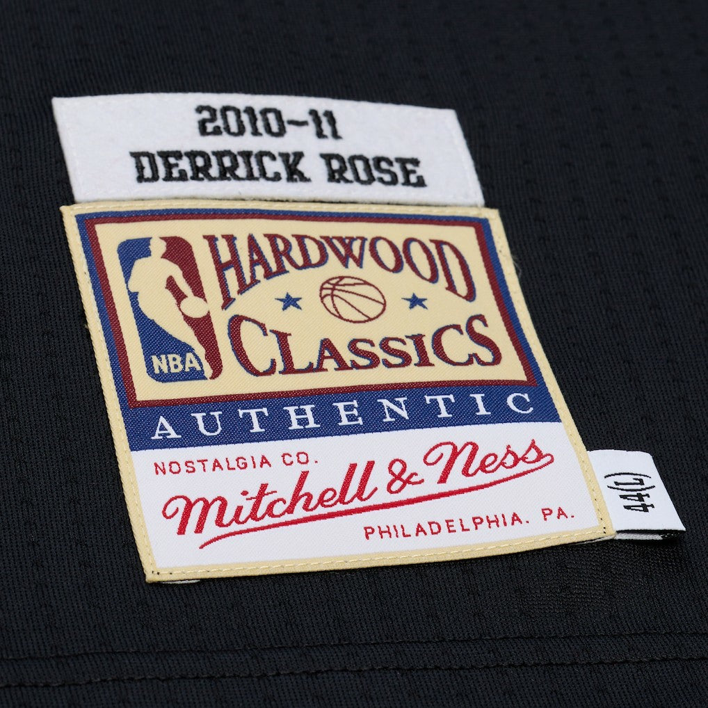 Derrick Rose Chicago Bulls 2010-11 Authentic Jersey Black