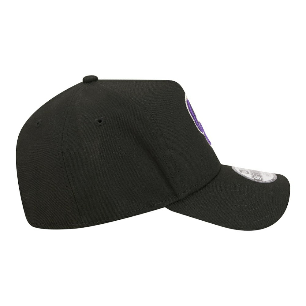Colorado Rockies New Era Youth 9FORTY A-Frame Adjustable Hat - Black Hats