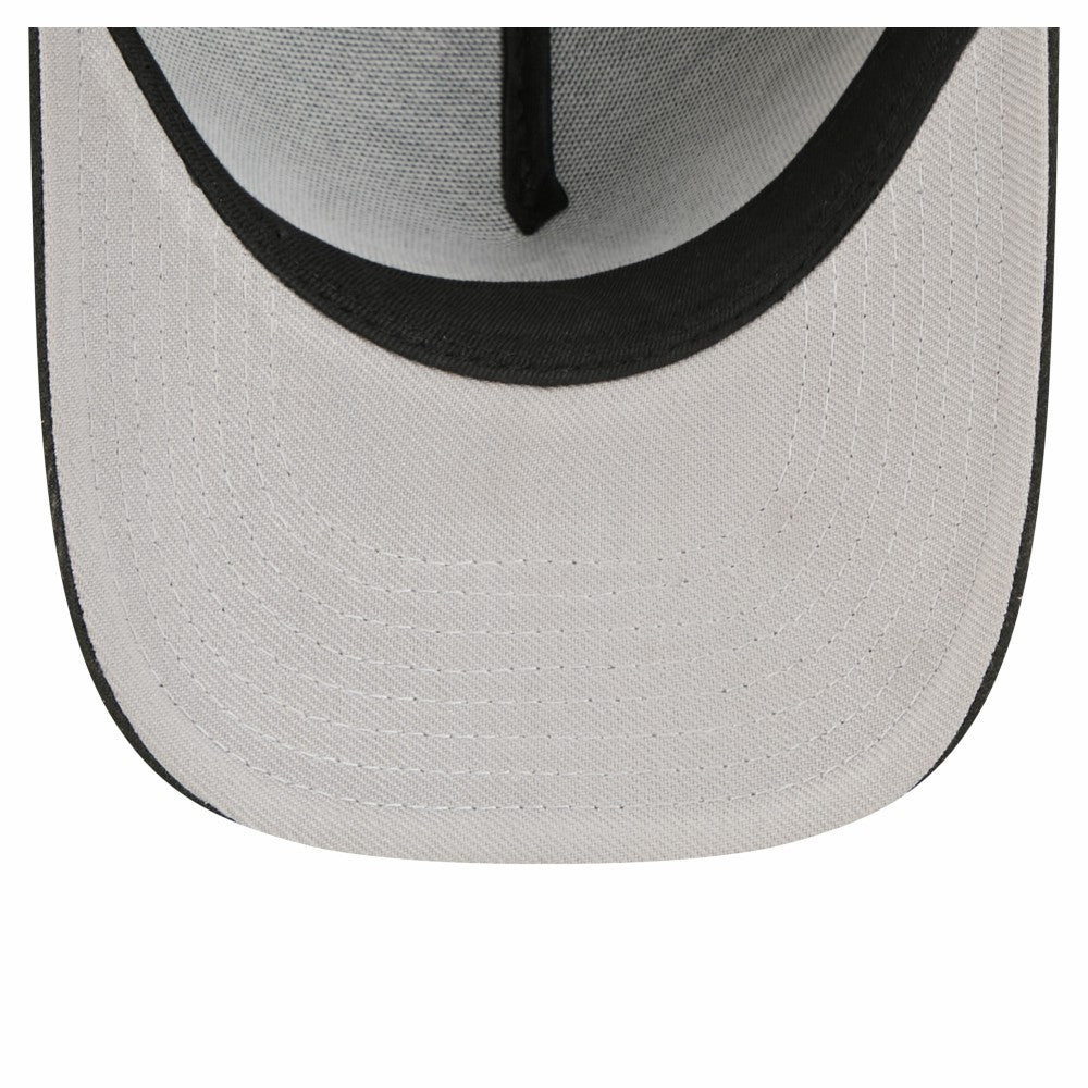Miami Marlins New Era Youth 9FORTY A-Frame Adjustable Hat - Black Hats