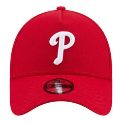 Philadelphia Phillies New Era Youth 9FORTY A-Frame Adjustable Hat - Red Hats