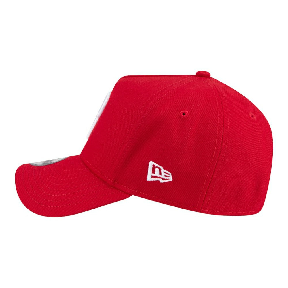 Philadelphia Phillies New Era Youth 9FORTY A-Frame Adjustable Hat - Red Hats