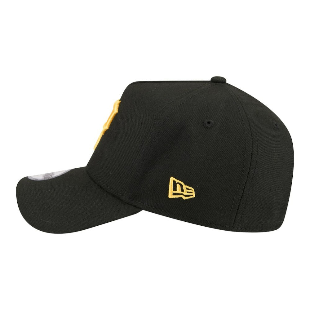 Pittsburgh Pirates New Era Youth 9FORTY A-Frame Adjustable Hat - Black Hats