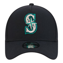 Seattle Mariners New Era Youth 9FORTY A-Frame Adjustable Hat - Navy Hats
