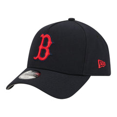 Boston Red Sox New Era Youth 9FORTY A-Frame Adjustable Hat - Navy Hats