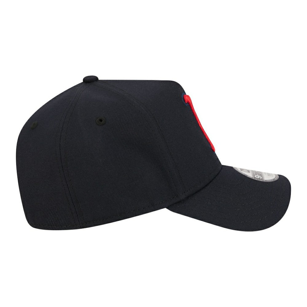 Boston Red Sox New Era Youth 9FORTY A-Frame Adjustable Hat - Navy Hats