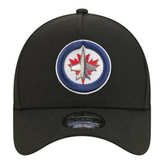 NHL Winnipeg Jets New Era Youth 9FORTY A-Frame Adjustable Hat - Black