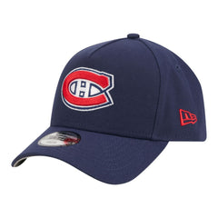 NHL Montreal Canadiens New Era Youth 9FORTY A-Frame Adjustable Hat - Navy