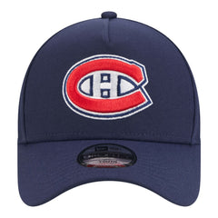 NHL Montreal Canadiens New Era Youth 9FORTY A-Frame Adjustable Hat - Navy