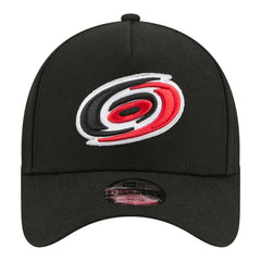 NHL Carolina Hurricanes New Era Youth 9FORTY A-Frame Adjustable Hat - Black