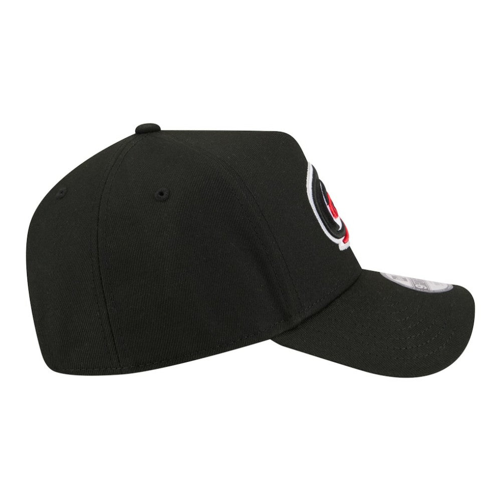NHL Carolina Hurricanes New Era Youth 9FORTY A-Frame Adjustable Hat - Black
