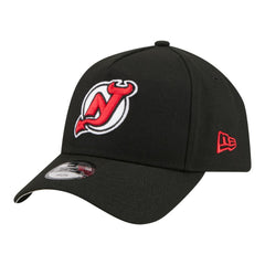 NHL New Jersey Devils New Era Youth 9FORTY A-Frame Adjustable Hat - Black