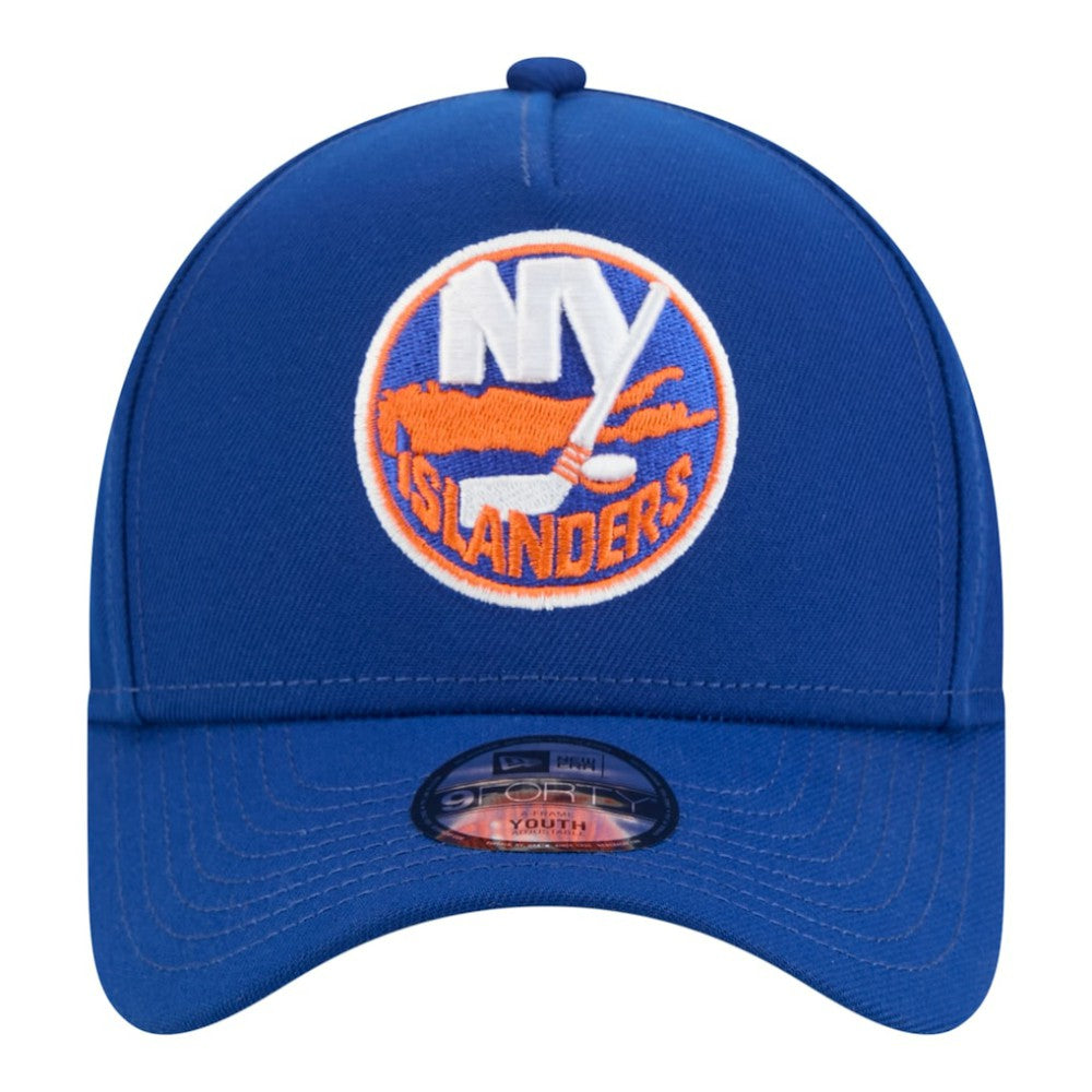 NHL New York Islanders New Era Youth 9FORTY A-Frame Adjustable Hat - Royal