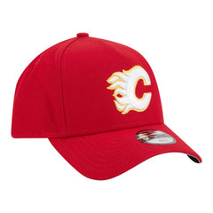 NHL Calgary Flames New Era Youth 9FORTY A-Frame Adjustable Hat - Red