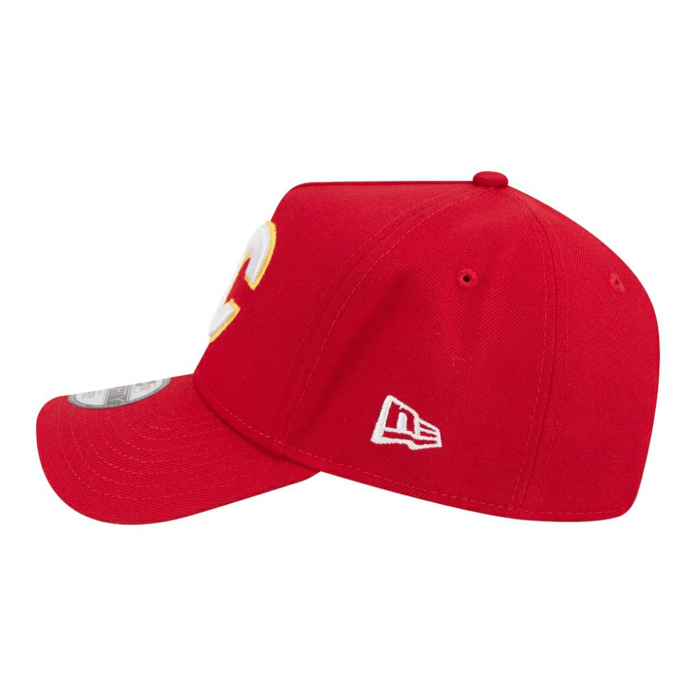 NHL Calgary Flames New Era Youth 9FORTY A-Frame Adjustable Hat - Red