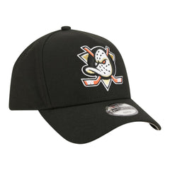 NHL Anaheim Ducks New Era Youth 9FORTY A-Frame Adjustable Hat - Black