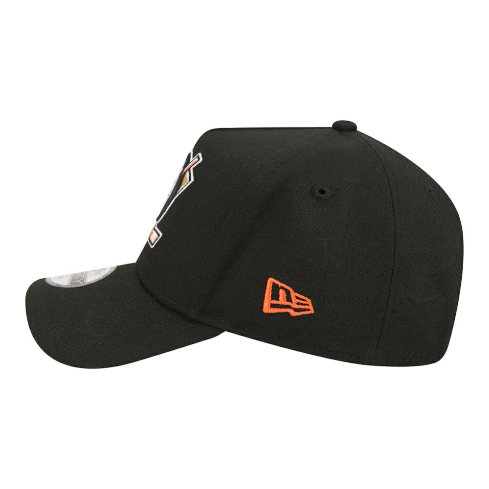 NHL Anaheim Ducks New Era Youth 9FORTY A-Frame Adjustable Hat - Black