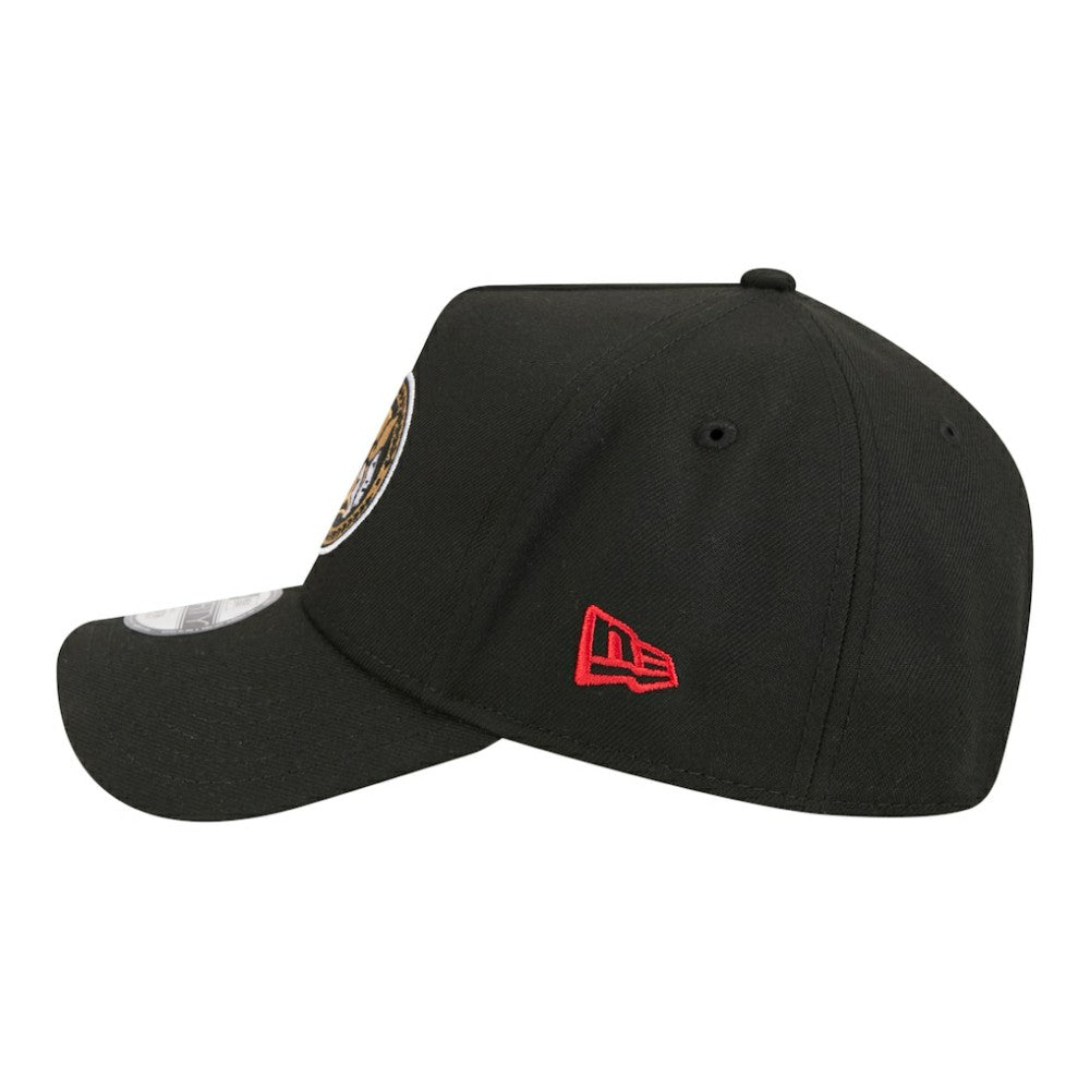 NHL Ottawa Senators New Era Youth 9FORTY A-Frame Adjustable Hat - Black