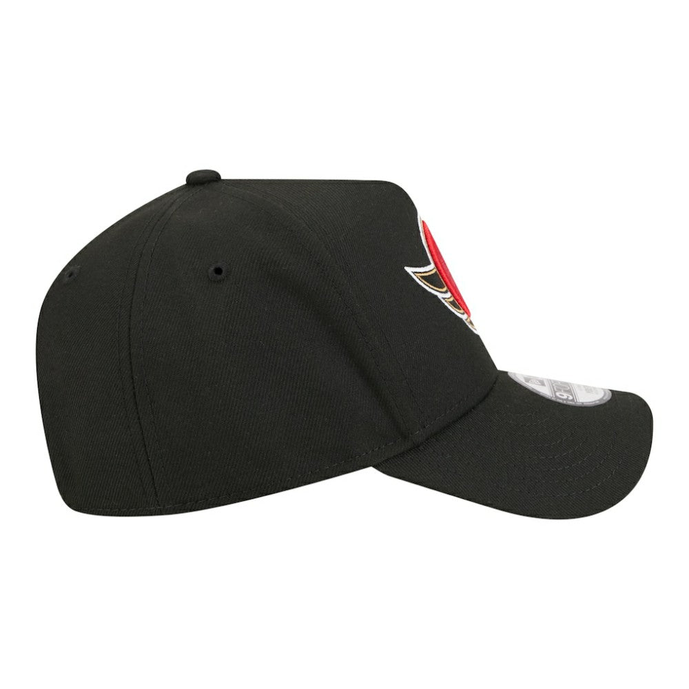 NHL Ottawa Senators New Era Youth 9FORTY A-Frame Adjustable Hat - Black