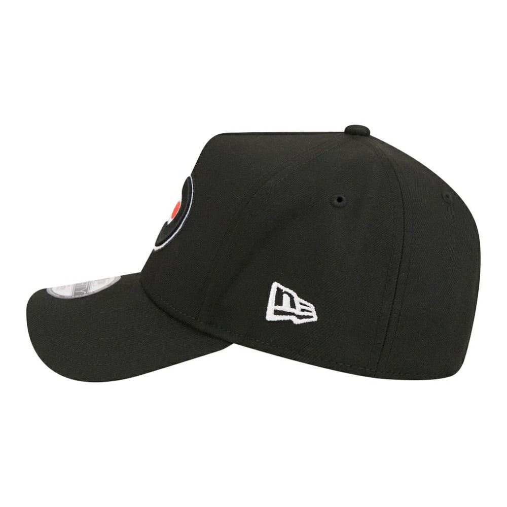 NHL Philadelphia Flyers New Era Youth 9FORTY A-Frame Adjustable Hat - Black