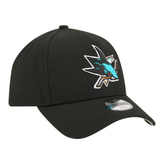 NHL San Jose Sharks New Era Youth 9FORTY A-Frame Adjustable Hat - Black